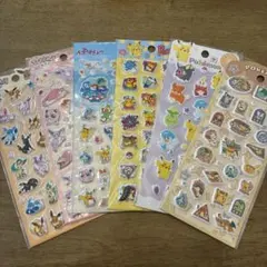 Pokémon ポケモンシール ぷっくりシール 海外公式 6枚セット