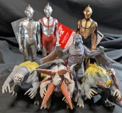 シン・ウルトラマン＆登場怪獣・宇宙人（バンダイ）タグ付ソフビ７体セット
