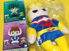 ヒロアカ　一番くじ　E賞　オールマイト　F賞　SOFVICちゅ フィギュア