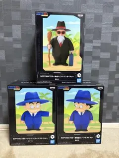 ドラゴンボール SOFVIMATES 孫悟空　クリリン　亀仙人フィギュア