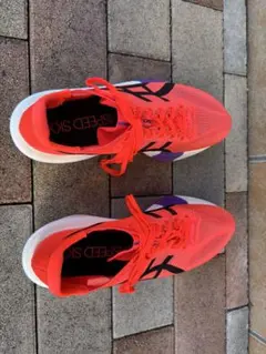 【金曜日限定値下げ❗️】 メタスピードスカイパリ 26cm アシックス】厚底シューズ最新作「METASPEED PARIS」シリーズ登場