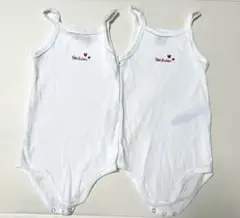 美品★プチバトー★肌着★キャミソール★ロンパース★24m★86cm