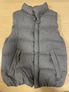 nano universe 西川グレー ダウンベスト Lサイズ