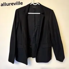 allureville アルアバイル ブラック テーラードジャケット サイズ1のサムネイル