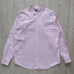 R alph Laurenラルフローレン カスタムフィットボーダーBDシャツ Lのサムネイル