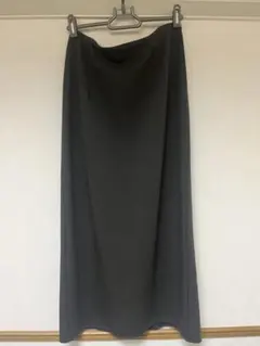 ストレッチダブルフェイスナロースカート（丈標準80～84cm） ユニクロ