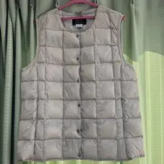 TAION インナーダウン ダウンベスト レディース　2XL アイスグレー