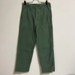 マザー ボトムス カットオフ 無地 25 S〜M 緑 カーキ 綿 カジュアルのサムネイル
