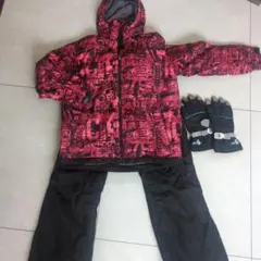 スキーウェア160上下　手袋付き