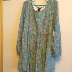 ナイスクラップ♪花柄ワンピース♪
