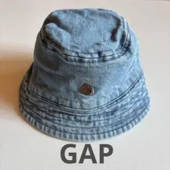 Gap ベビー デニム バケットハット クマ　48センチ