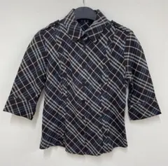 Burberry‼︎チェック柄 五分袖シャツ