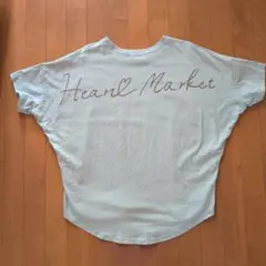Heart Market ライトブルー Tシャツ オーバーサイズ
