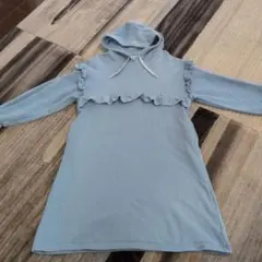 pom ponette フリル付きフードワンピース M　メゾピアノ　組曲