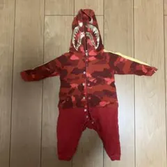 I（プロフィール必見 様A BATHING APE 迷彩ロンパース　80cm 2025年最新】A BATHING APE ベビー用ロンパース・カバーオールの