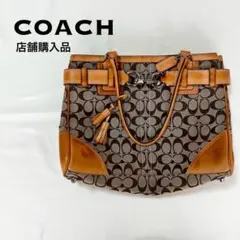 COACH トートバッグ ブラウン　ショプバッグ付き