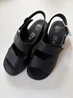 Pansy Office オフィスサンダル 黒 3POINT COMFORTのサムネイル