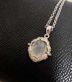 花モチーフ シルバー925 ネックレス