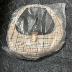 チェック柄 子供用かな　小さいベージュ・ブラック リュック