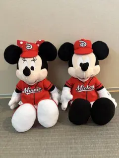 広島限定！ミッキー ミニー ぬいぐるみ2体セット ディズニーストア 広島店限定 ミッキー ミニー ぬいぐるみ2点セット