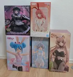 【着せ恋雫/甘神/ラフタリア/ミク/他】プライズフィギュア　5体セットまとめ売り