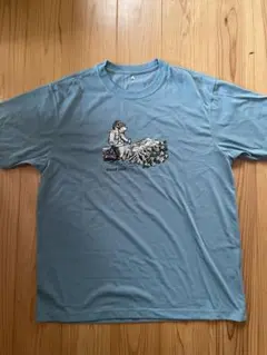 【美品】　モンベル　Tシャツ　トレッキングベア　XL ブルーグリーン