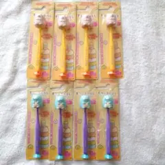 すみっコぐらし　マスコット歯ブラシ　とかげ　ねこ　８個セット　ユーカンパニー