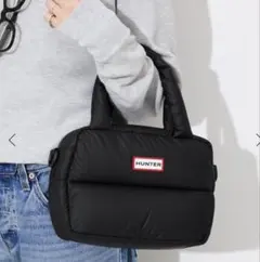 【未使用】HUNTER ハンター　ショルダーバッグ　ブラック　　ボストン