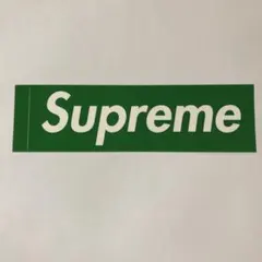 Supreme グリーン ロゴステッカー