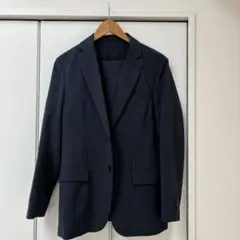 GU ジーユー セットアップスーツ 上下セットネイビー