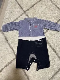 【美品】バディーリー　カバーオール　60〜70サイズ　ロンパース　Lee