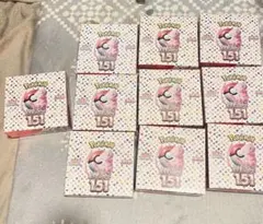 ポケモンカード151 シュリンク付き 10ボックス