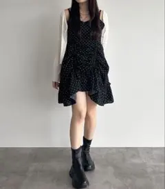 【タグ付】apres jour mignon アソートドロストキャミチュニック