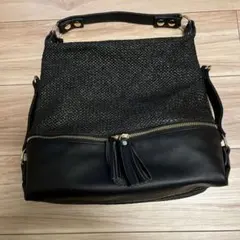 黒　ショルダーバッグ 夏