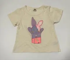 FORTYONE うさぎアップリケ　半袖Tシャツ　110 フォーティワンのサムネイル