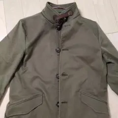 オリーブグリーン ステンカラーコート