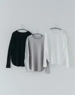 北欧暮らしの道具店 コットンスラブの味変カットソー