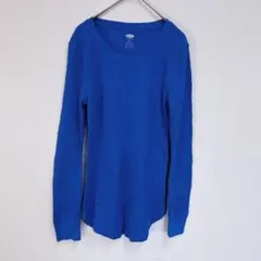 OLD NAVY オールドネイビー ワッフル ロンT サーマル ラウンドヘム