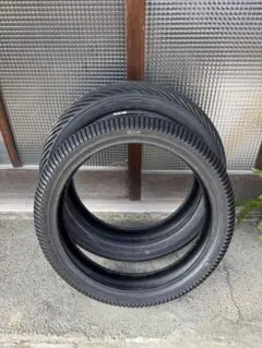 ダンロップ KR189 KR389 レインタイヤ 前後セット 30分使用 - メルカリ
