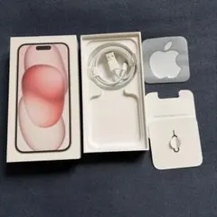 Apple iPhone 15 ピンク 128GB 空箱 付属品セット