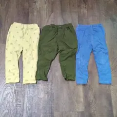 子ども用長ズボン3点セット 90ccm(ばら売り可)