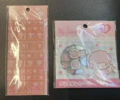 サンリオ【マイスイートピアノ　シール二点セット】