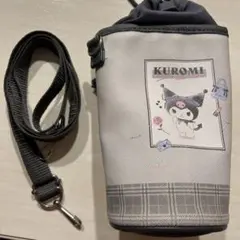 サンリオ クロミ ペットボトルホルダー　水筒カバー　KUROMI
