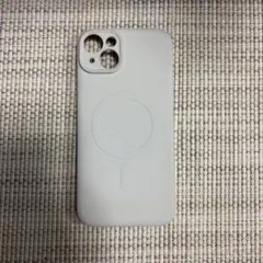 iPhone MagSafe対応 シリコンケース ホワイト