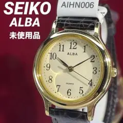 未使用 SEIKO ALBA QUARTZ 電池交換済 腕時計 AIHN006