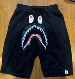 A Bathing Ape シャークデザイン バスケットパンツ 白 L A Bathing Ape シャークデザイン バスケットパンツ 白 L