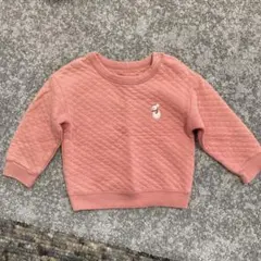 UNIQLO ピンク キルティング トレーナー