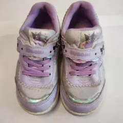 ムーンスター　クロミ スニーカー 17.0EE パープル/シルバー