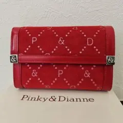 Pinky&Dianne 二つ折り財布 レッド