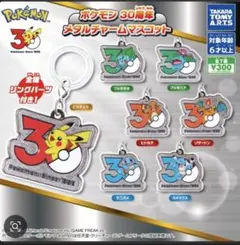 ポケモン 30周年 メタルチャームマスコットコンプリートセット